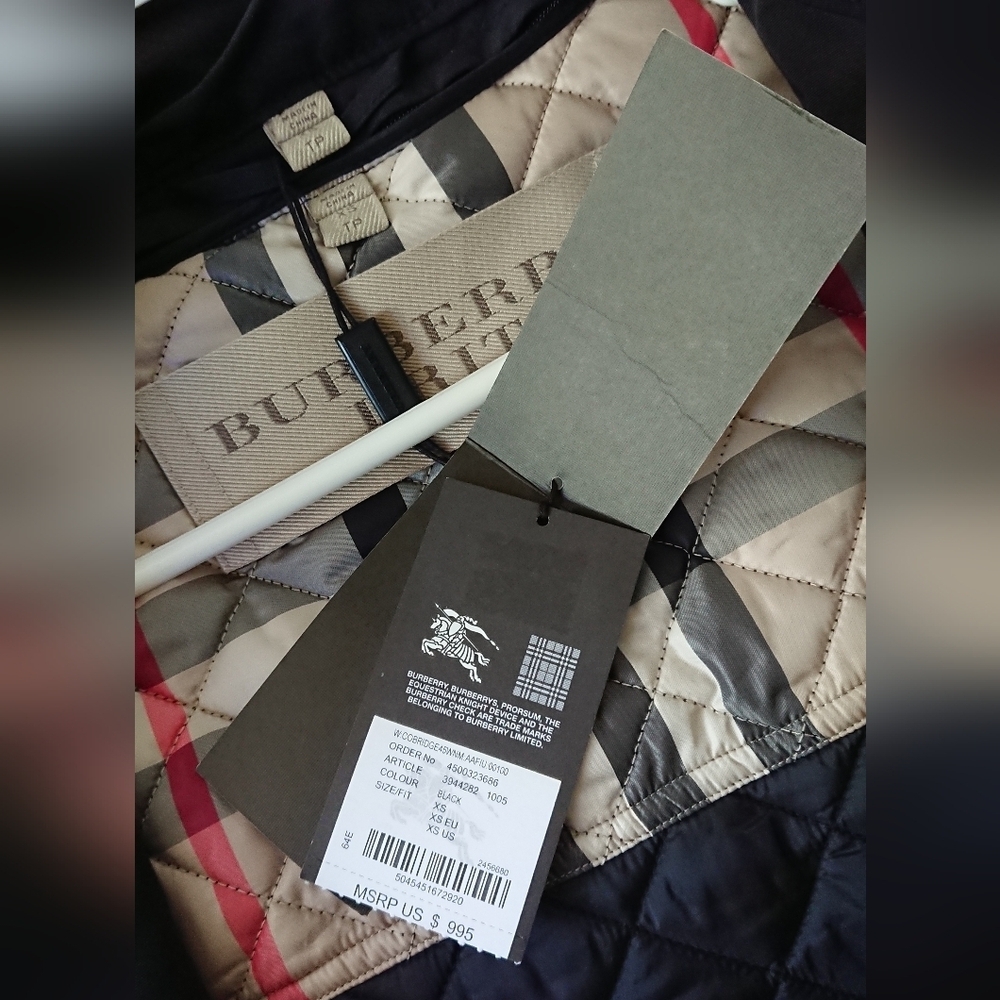 Burberry signature Utility jacket/raincoat w/detachable quilted vest size XS - Picture 5 of 16